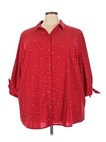 Catherines 3/4 Sleeve Blouse (view 1)