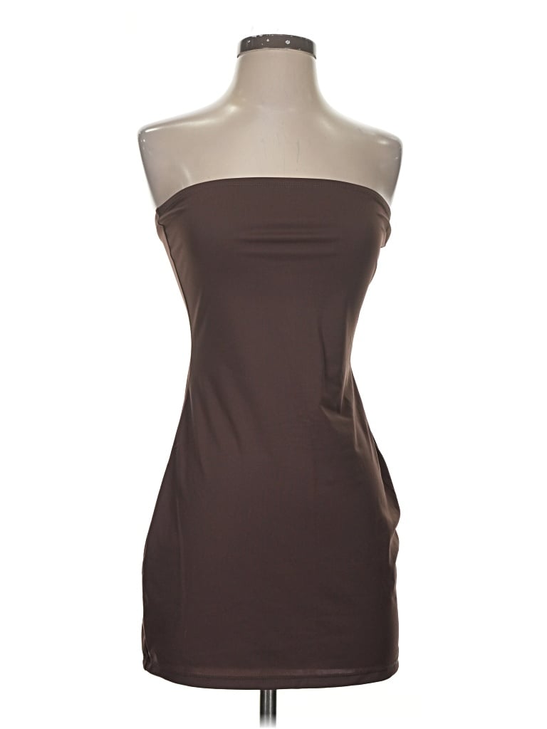 Pre-owned H:ours Cocktail Dress In Brown