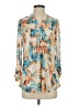 Juniper + Lime 100% Polyester Blue 3/4 Sleeve Blouse Size S - photo 1