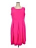 AGB Solid Pink Cocktail Dress Size 20 - photo 1