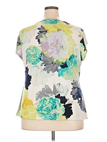 Worthington Short Sleeve Blouse (view 2)