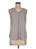 Maurices 100% Polyester Gray Sleeveless Blouse Size M - photo 1