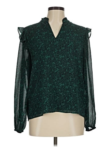 J.Crew Factory Store Long Sleeve Blouse (view 1)