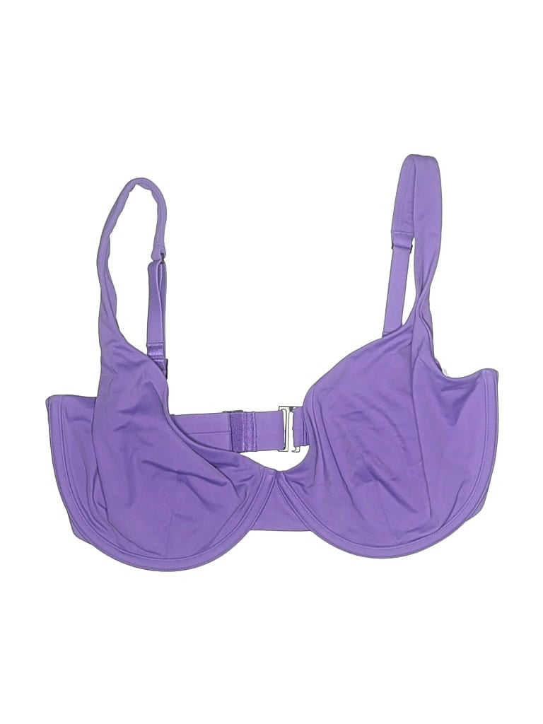 Pre-owned Cuup Swimsuit Top Purple Swimwear
