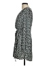 Glamorous 100% Polyester Print Black Green Casual Dress Size 8 - photo 5