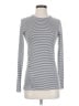 Theory Gray Long Sleeve Top Size S - photo 1