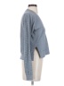 Theory Gray Long Sleeve Top Size S - photo 4