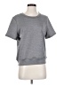 Theory 100% Polyester Gray Short Sleeve Top Size S - photo 1