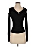 MNG Black Long Sleeve Top Size S - photo 1