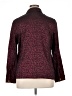 Draper's & Damon's Animal Print Burgundy Blazer Size XL - photo 2