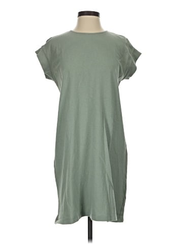 Madewell Organic Cotton Cap-Sleeve Tee Dress (view 1)