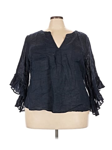 INC International Concepts 3/4 Sleeve Blouse (view 1)