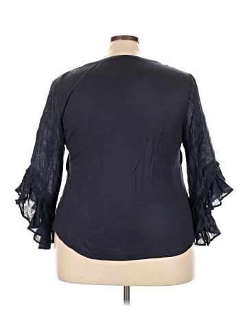 INC International Concepts 3/4 Sleeve Blouse (view 2)