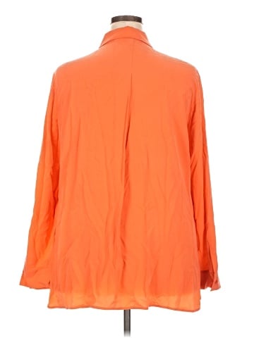 Lafayette 148 New York 3/4 Sleeve Silk Top (view 2)