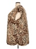 Bar III Animal Print Brown Short Sleeve Blouse Size 3X - photo 5