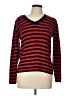 Lauren Jeans Co. Stripes Red Pullover Sweater Size L - photo 1