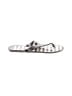 Henri Bendel Stripes Gray Flip Flops Size 7 (estimated) - photo 1