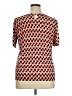 Talbots Tweed Red Short Sleeve Turtleneck Size 1X - photo 2