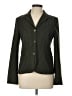 Theory 100% Wool Stripes Green Blazer Size 12 - photo 1