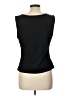 Ellen Tracy Black Sleeveless Blouse Size L - photo 2