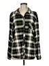 Unbranded Plaid Green Long Sleeve Blouse Size M (estimated) - photo 1