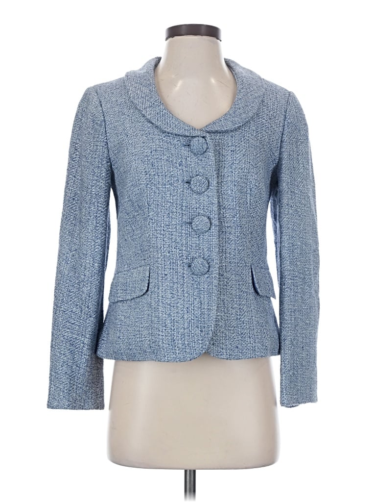 Pre-owned Pendleton Silk Blazer Jacket In Blue