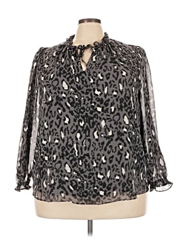 Bar III Long Sleeve Blouse (view 1)