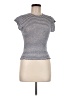 J.Crew Tweed Blue Short Sleeve Turtleneck Size M - photo 1