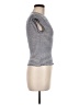 J.Crew Tweed Blue Short Sleeve Turtleneck Size M - photo 4