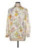 Unbranded Floral Yellow Ivory Long Sleeve Blouse Size M (estimated) - photo 1