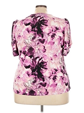 RACHEL Rachel Roy Short Sleeve Blouse (view 2)