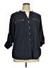 Calvin Klein 100% Polyester Gray 3/4 Sleeve Blouse Size XL - photo 1