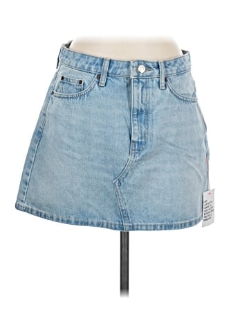 Topshop Denim Skirt (view 1)