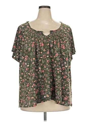 Faded Glory Short Sleeve Blouse (view 1)