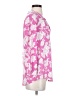 JM Collection Floral Pink 3/4 Sleeve Blouse Size S - photo 4