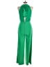 Alice + Olivia 100% Polyester Solid Green Jumpsuit Size 8 - photo 2