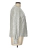 Nic + Zoe Silver Pullover Sweater Size L - photo 5