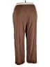 Max Studio Solid Brown Casual Pants Size 3X - photo 2