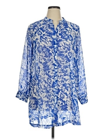 Jessica London 3/4 Sleeve Blouse (view 1)