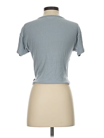 Madewell Ribbed Wrap Crop Top (view 2)