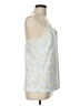 Nanette Lepore Silver Sleeveless Blouse Size L - photo 4