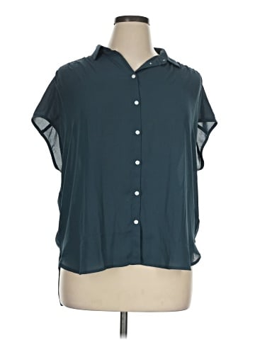 Ann Taylor LOFT Outlet Short Sleeve Blouse (view 1)