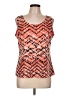 NY Collection Orange Sleeveless Top Size L - photo 1