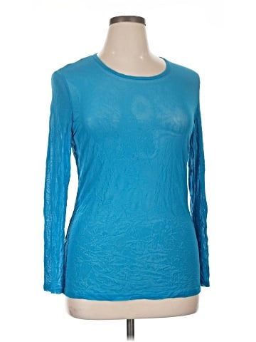 Pleats Collection Long Sleeve Top (view 1)
