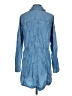 Athleta 100% Tencel Blue Raincoat Size S - photo 2