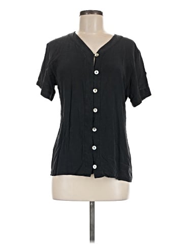 Marguerite Li Short Sleeve Silk Top (view 1)