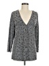 Rabbit Rabbit Rabbit Designs Gray Long Sleeve Blouse Size M (estimated) - photo 1