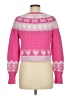 LoveShackFancy Hearts Pink Wool Cardigan Size M - photo 2