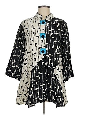 Ali Miles Short Sleeve Blouse (view 1)