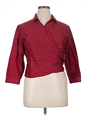 Silkland 3/4 Sleeve Silk Top (view 1)
